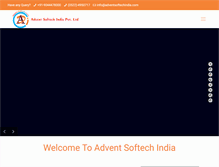 Tablet Screenshot of adventsoftechindia.com